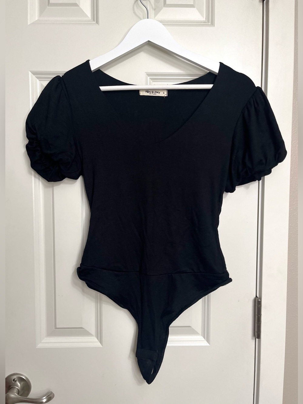 Mikey & Joey Puff Sleeve Bodysuit NWOT